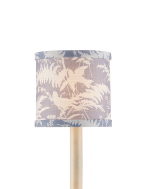Aviary Dusty Blue Drum Chandelier Shade