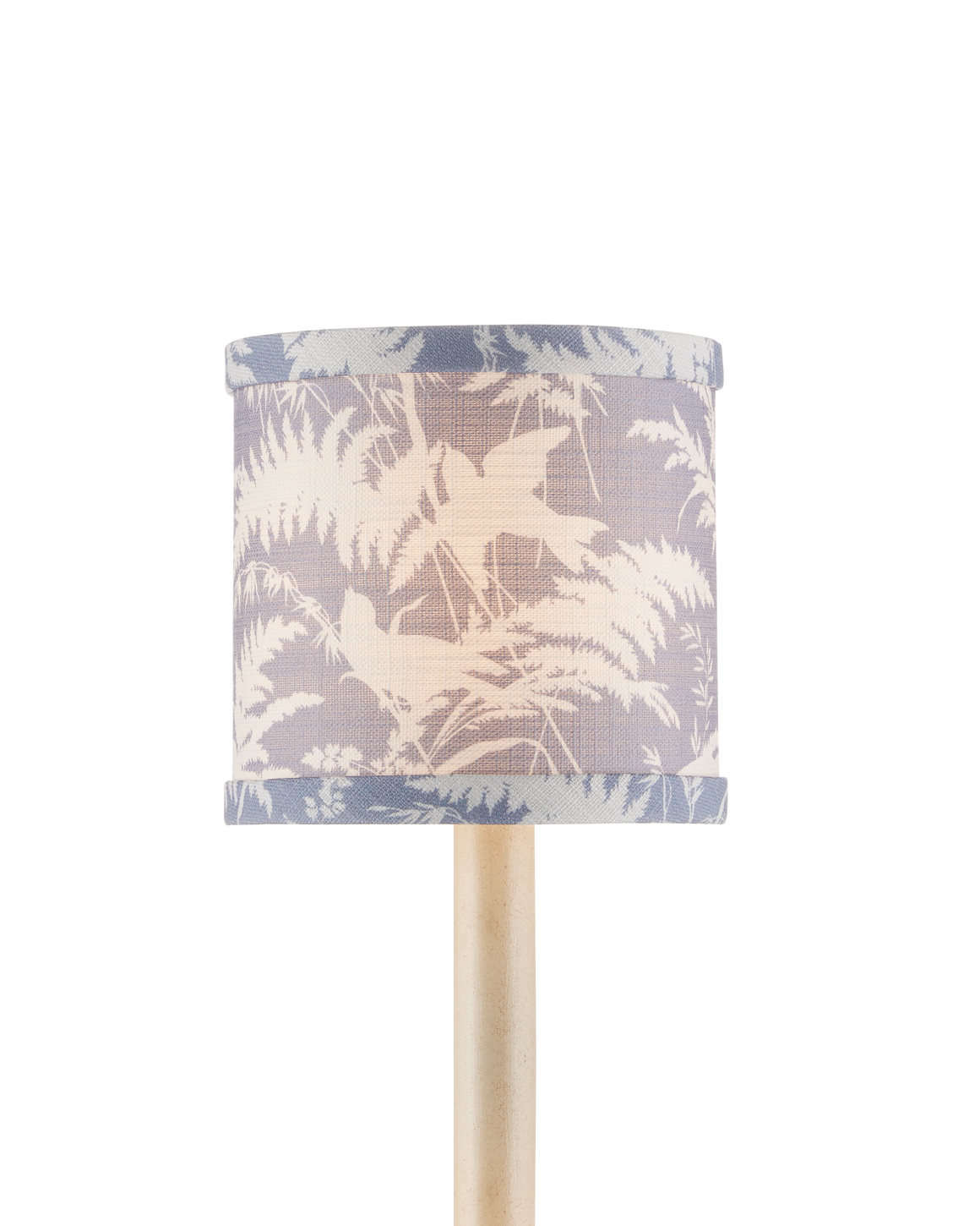 Aviary Dusty Blue Drum Chandelier Shade