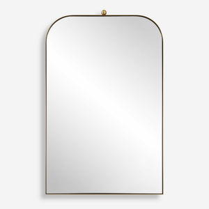 Uttermost Cassidy Brass Arch Mirror