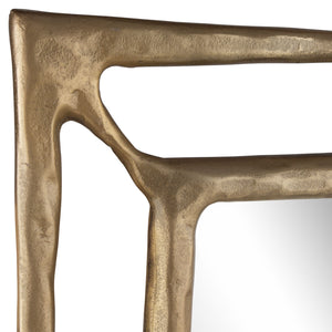 Uttermost Felix Brass Rectangle Mirror