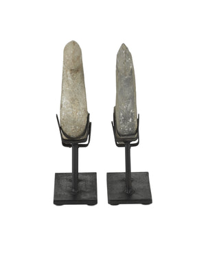 Magpie Stone Bird Set of 2
