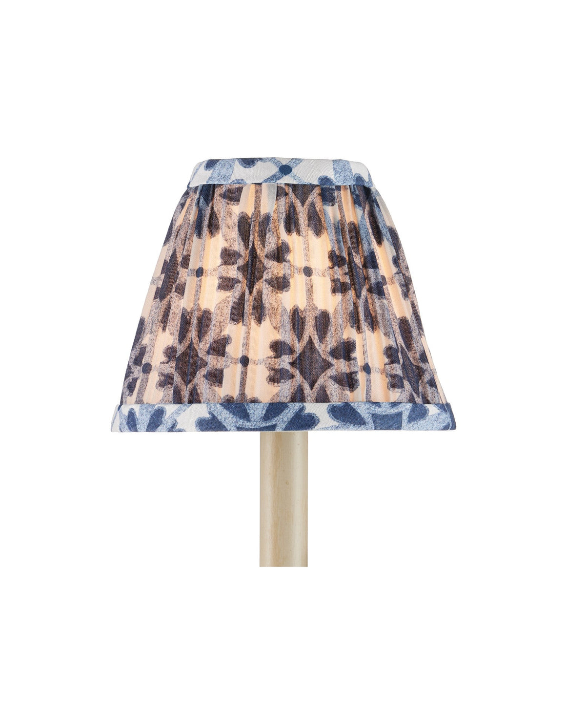 Pembrook Blue Tapered Chandelier Shade