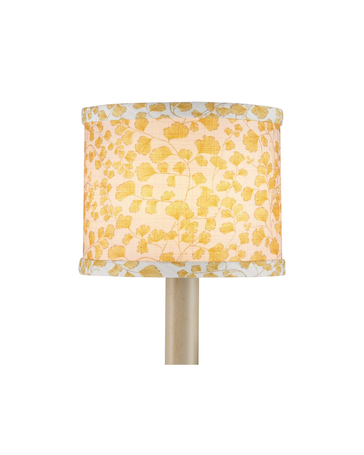Maiden Fern Yellow Drum Chandelier Shade