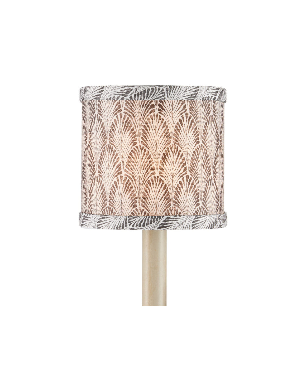 Plume Stone Drum Chandelier Shade