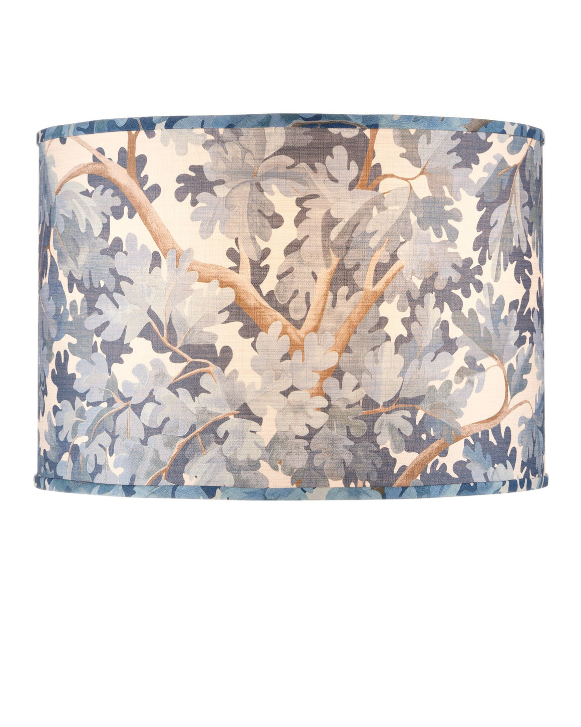 Woodland Blue Large Drum Lamp Shade