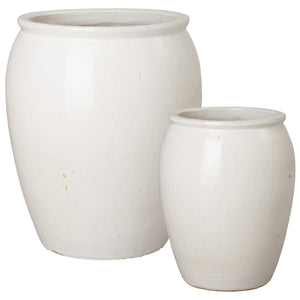 30 in. Tall Ceramic Planter