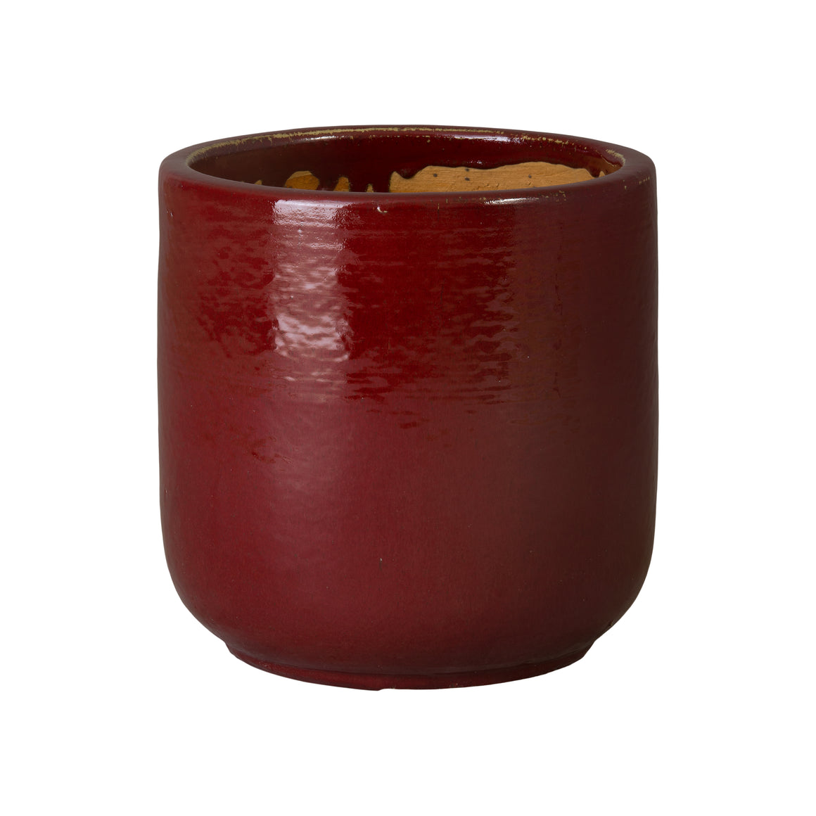 Barrel Planter, Red 15X16"H