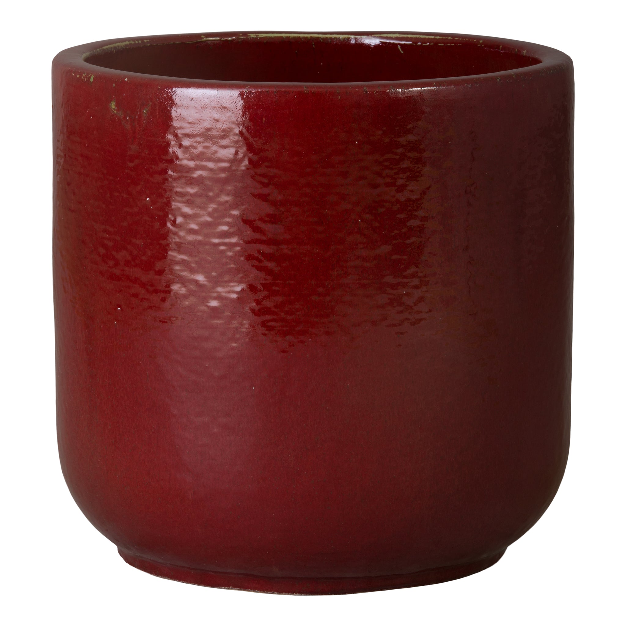 Barrel Planter, Red 20X20"H