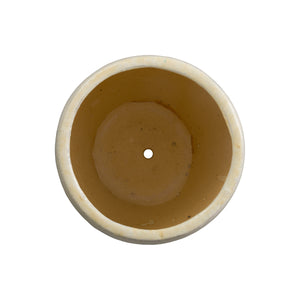 Ossal 16 in. Blue Snow Ceramic Planter