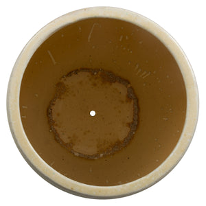 Ossal 23.5 in. Blue Snow Ceramic Planter