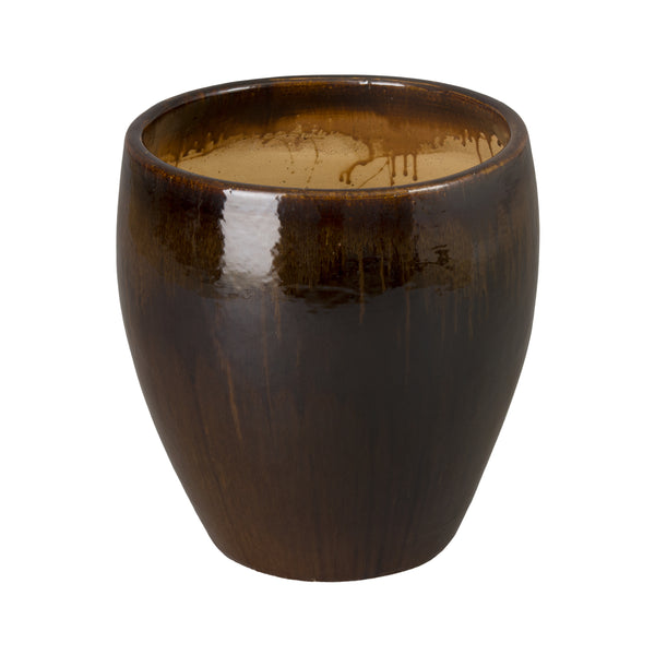Java Line Ceramic Pot Ossal 19 in. Java Ceramic Planter - Scenario Home