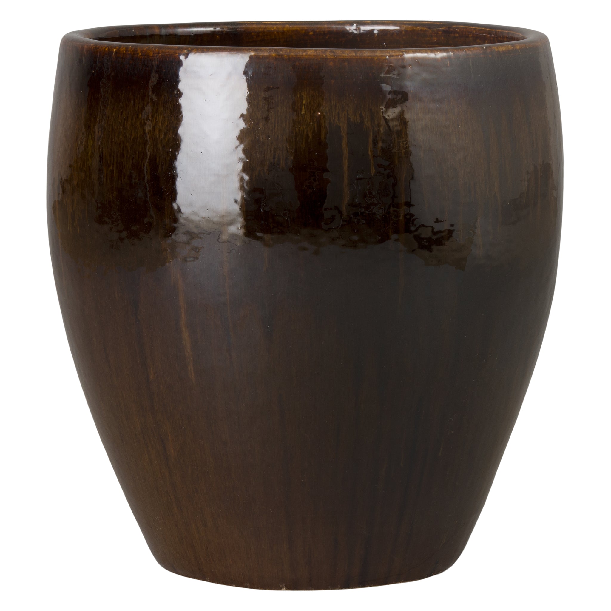Java Line Ceramic Pot Ossal 19 in. Java Ceramic Planter - Scenario Home