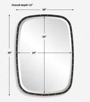 Uttermost On Point Wood Dressing Mirror