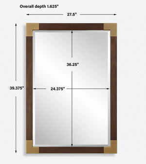 Uttermost Rhea Walnut Mirror
