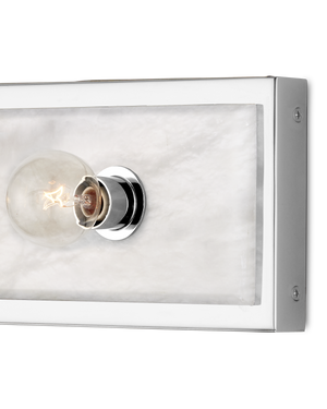 Berdine Medium Nickel Bath Wall Sconce