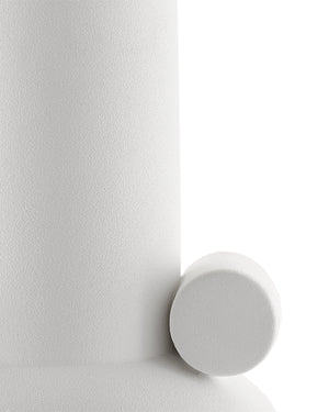 Happy 40 Long White Vase