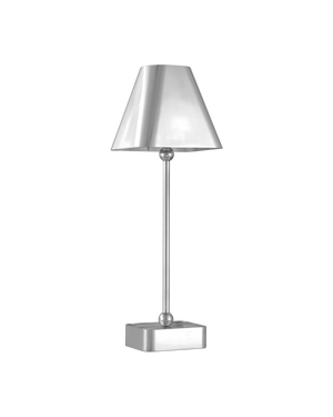 Gadabout Nickel Cordless Table Lamp