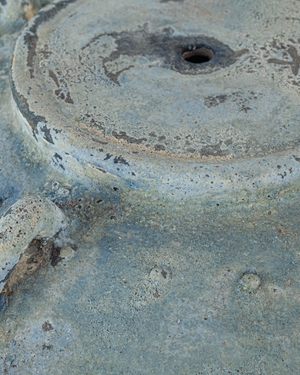 Catania Antique Blue Drip Table Lamp