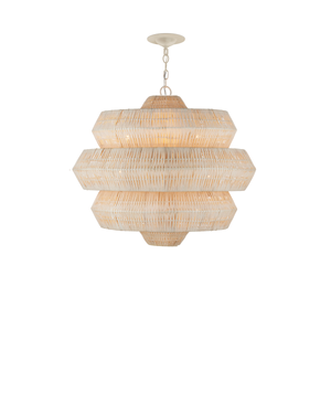 Antibes Small White Chandelier