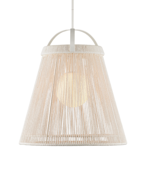 Parnell Medium White Pendant