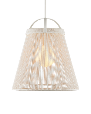 Parnell Medium White Pendant