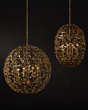 Secret Garden Gold Chandelier