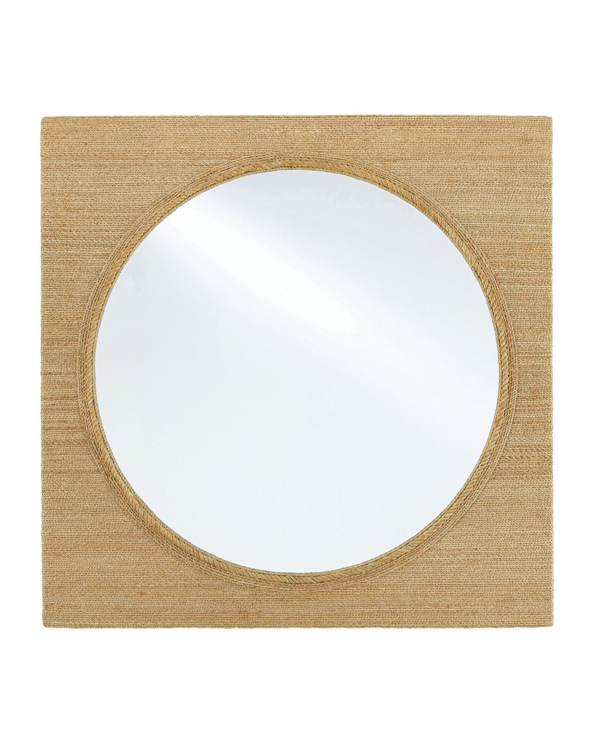 Tisbury Large Square Rope Mirror