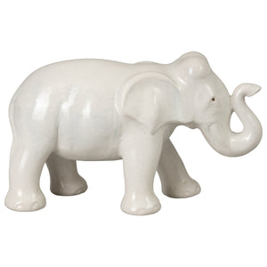Trunk Up Ceramic Elephant