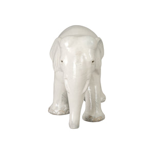 Trunk Down Ceramic Elephant