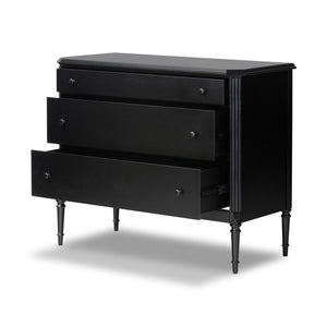 Lendon 3 Drawer Dresser-Black