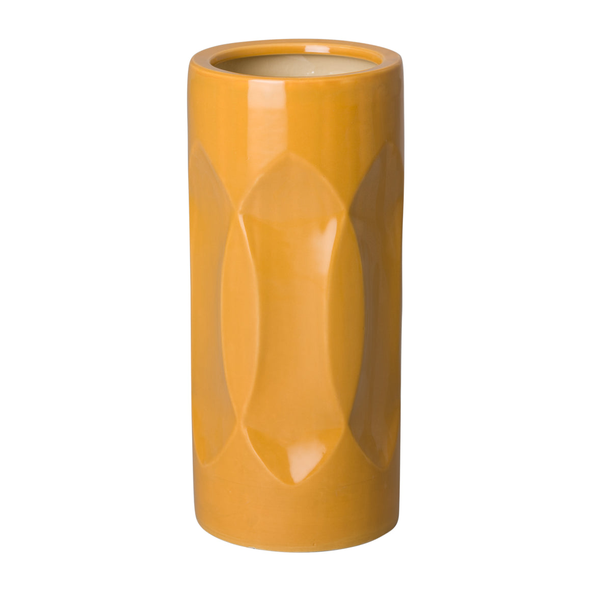 Ellipse  Umbrella Stand, Butterscotch 8X19.5"H