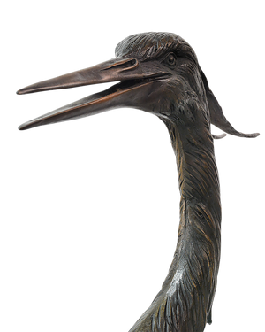 Herons on Branch Bronze