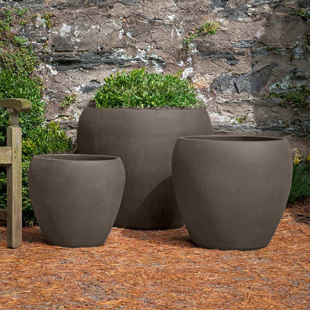 Bedford Planter - Peat - Set of 3