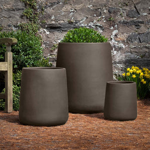 Berwyn Planter - Peat - Set of 3