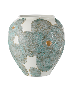 Bloom Blue & Ivory Vase
