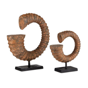 Faux Horn Set of 2