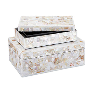 Uma Mother of Pearl Box Set of 2