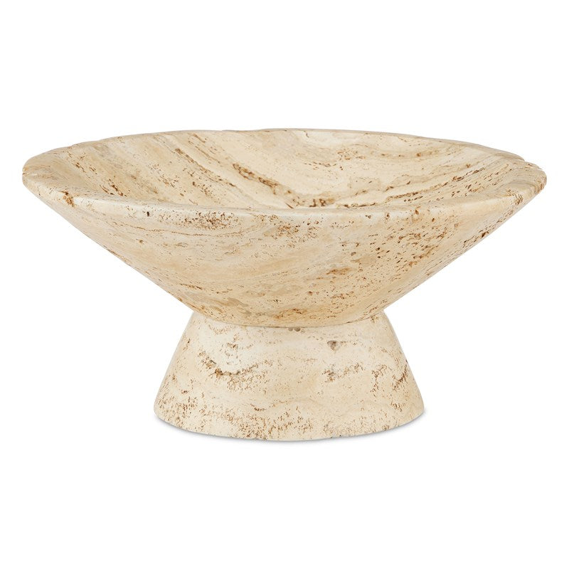 Lubo Travertine Large Bowl