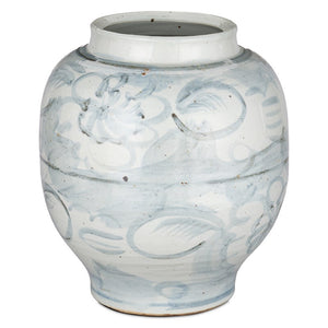 Ming-Style Countryside Large Preserve Pot