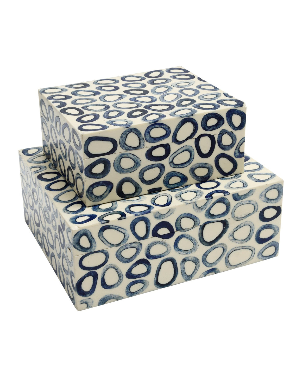 Ovoid Blue Box Set of 2