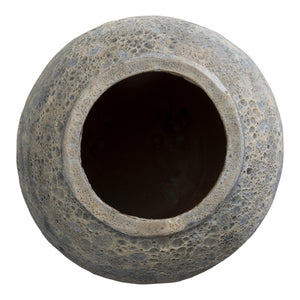 22 in. Tall Ceramic Vase – Reef Blue