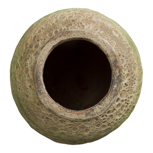 22 in. Tall Ceramic Vase – Reef Green