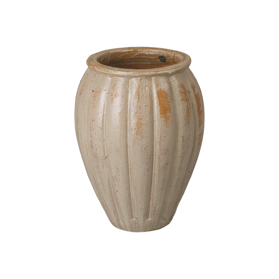 Medium Tropical Sand Wave Ceramic Planter