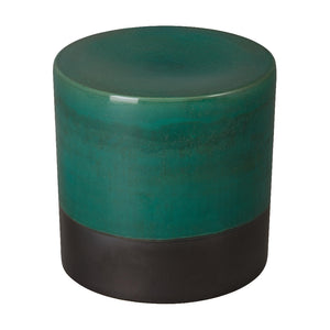 18" Two-Tone Garden Stool - Green