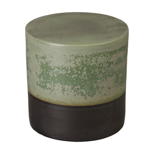 18" Two-Tone Garden Stool - Green Speckle
