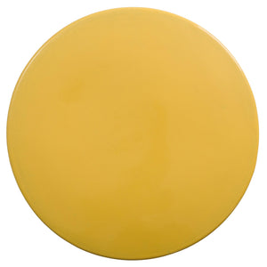 18" Two-Tone Garden Stool - Mustard Yellow