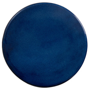 Two-Tone Cylindrical Garden Stool - Blue