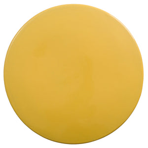 Two-Tone Cylindrical Garden Stool - Mustard Yellow