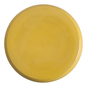 18" Ceramic Mushroom Garden Stool – Mustard Yellow