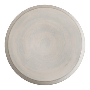 18" Ceramic Mushroom Garden Stool – White